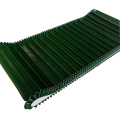 Green /dark green light weight PVC conveyor belt skirting